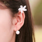 JUELHAUS Silver Pearl Earrings Short Hook Style, Simple, Durable, Luxurious, Easy to Wear