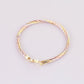 JUELHAUS S925 Silver Bracelet, 3-Color Plating, Like Italian Gold, Luxurious and Outstanding 5-Strand Tet Necklace Style